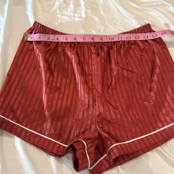 Burnt Orange Striped Pajama Set - Picture 6 of 7